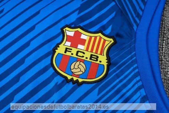Nuevo Entrenamiento Sin Mangas Barcelona 23/24 Azul Blanco Baratas